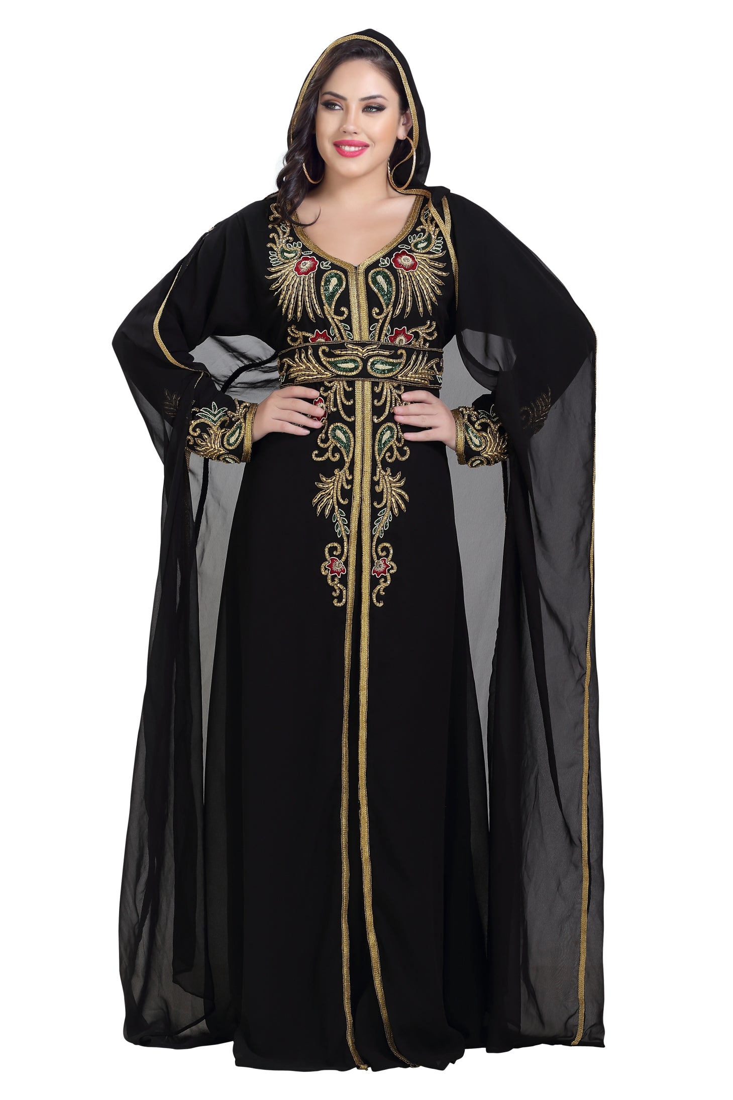 Arabian Abaya Designer Kaftan Dress ...
